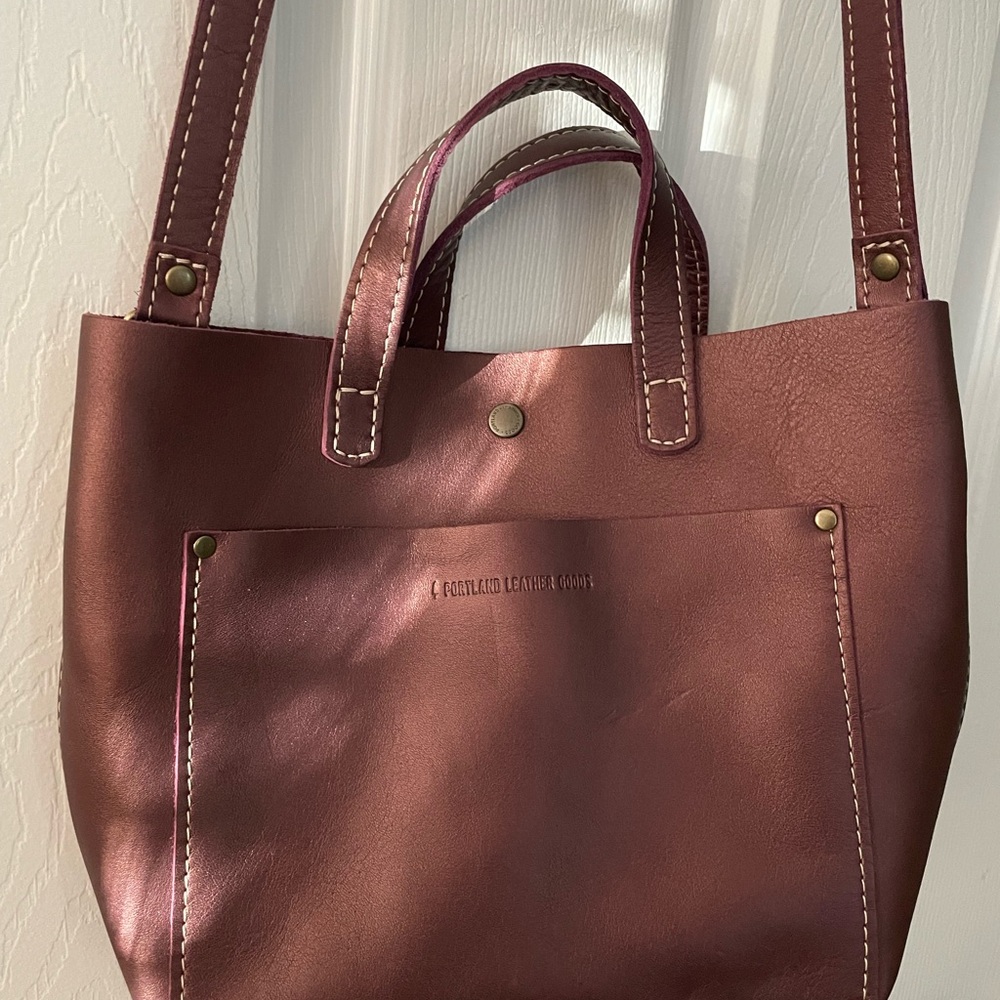 Portland Leather Disco Tote Bag